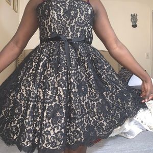 Black cocktail dress